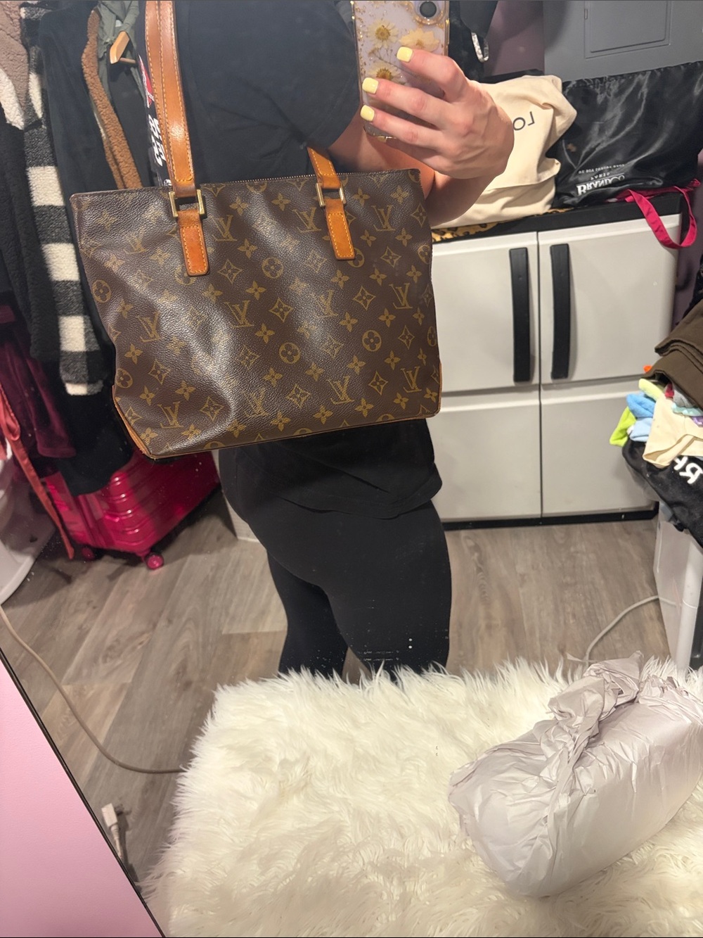 Louis Vuitton Brown Cabas Piano Monogram Canvas Tote - Picture 13 of 13